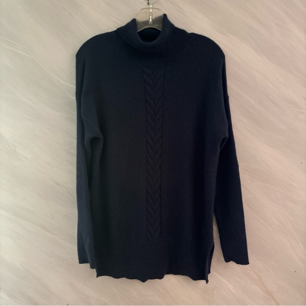 Pure Gap Women’s M Lagoon Teal Long Sleeve Nylon/Angora Sweater Old Money